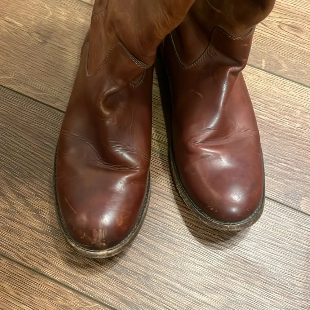 Frye Women's Brown Heeled Boots - Picture 10 of 10